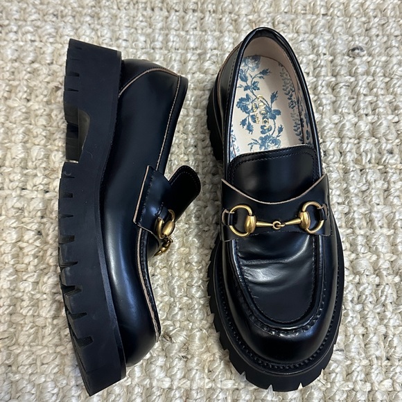SOLD Like New Gucci Horsebit Lug Loafer 39 ( 8-8.5 US) - Picture 6 of 12